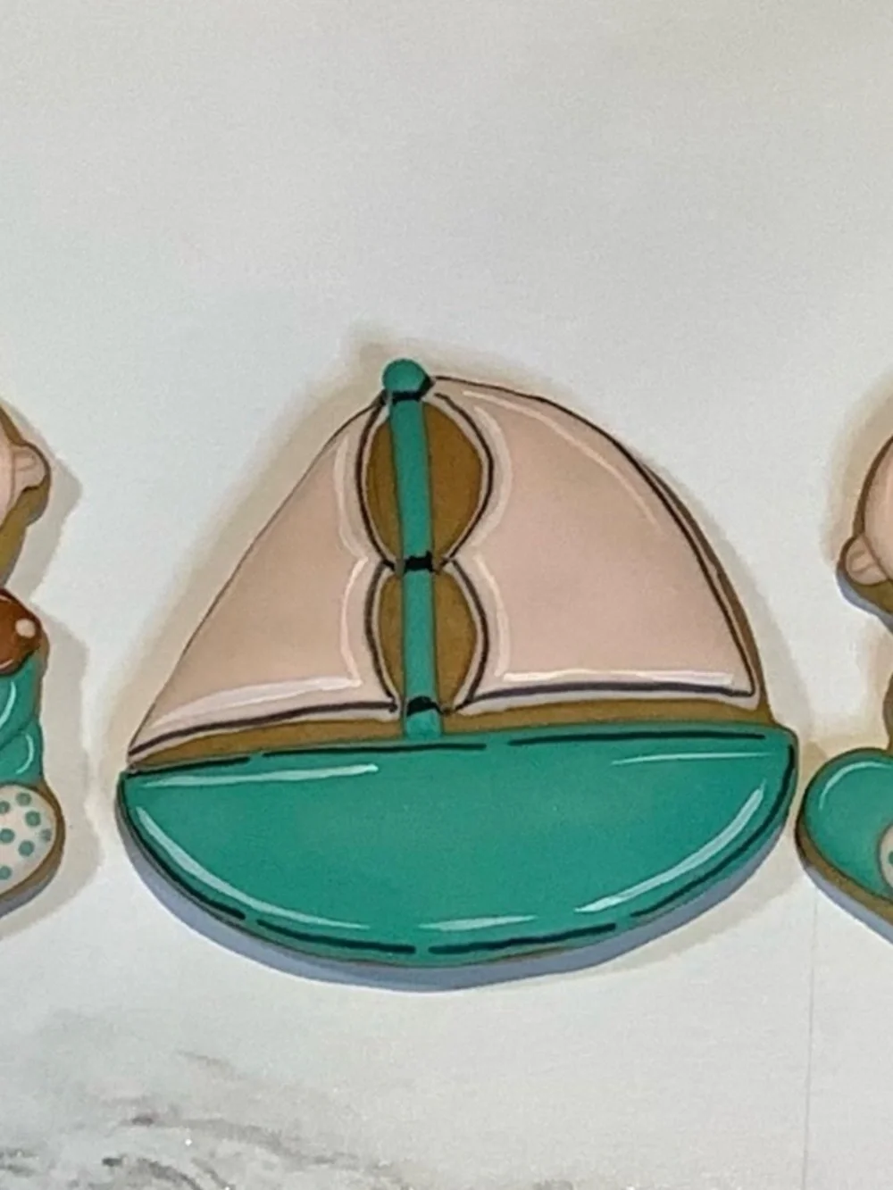 Summer Beach Cookie Cutter Set – 6 Pc Plastic Baking Cutters